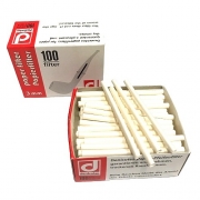 Трубочные фильтры Denicotea 3 мм бумажный - 100 шт.